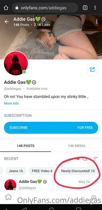 addiegas Nahé Úniky OnlyFans Fotka 5