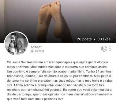 Solfeet Nahé Úniky OnlyFans Fotka 18